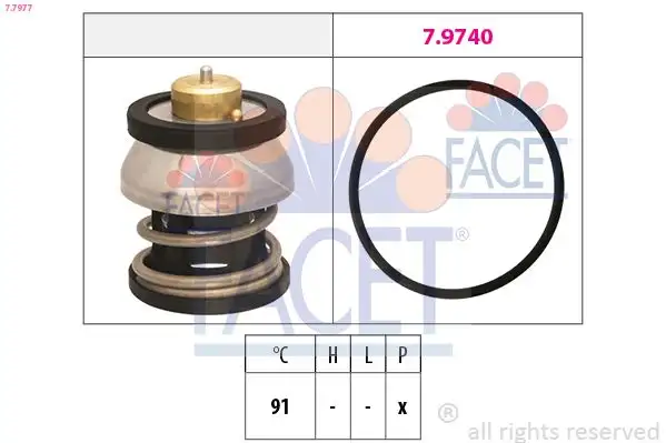 FACET 7.7977 Termostat 11538576288