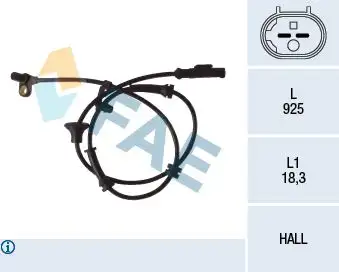 FAE 78081 ABS Hız Sensörü (Arka)
