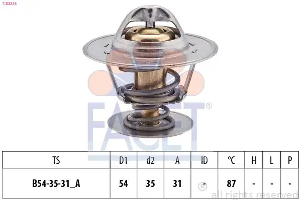 FACET 7.8223S Termostat