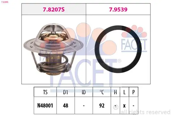 FACET 7.8295 Termostat