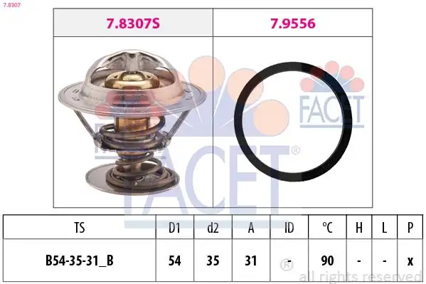 FACET 7.8307 Termostat