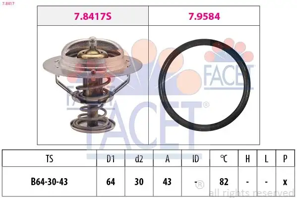 FACET 7.8417 Termostat