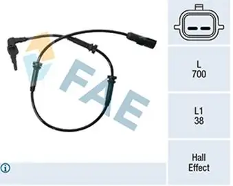 FAE 78503 ABS Hız Sensörü (Ön) 479107405R