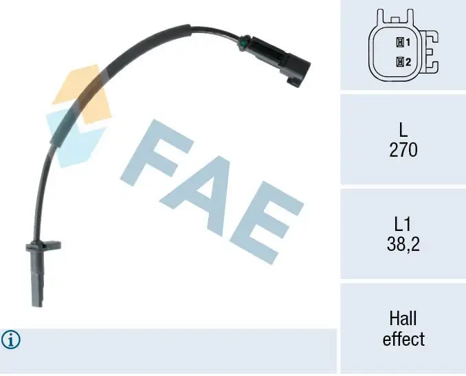 FAE 78556 ABS Hız Sensörü (Ön) 1763975