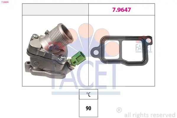 FACET 7.8606 Termostat
