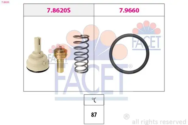 FACET 7.8620 Termostat 03C121110F