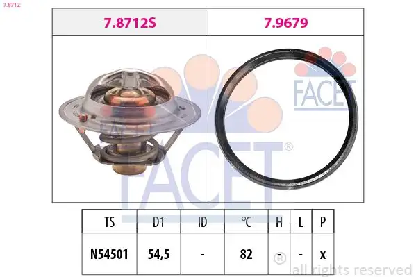 FACET 7.8712 Termostat
