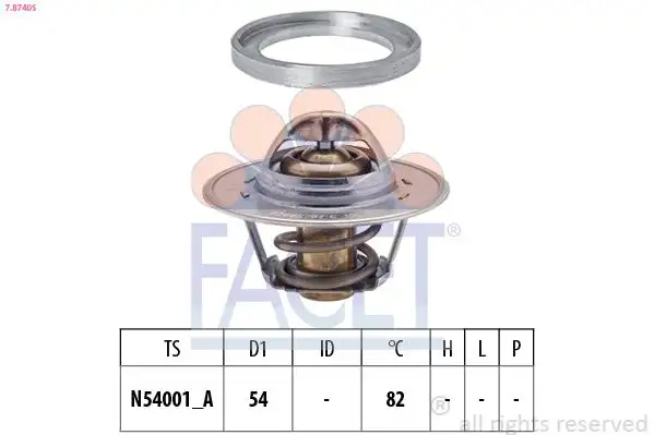 FACET 7.8740S Termostat 03L121113A