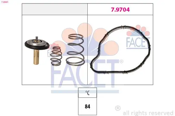 FACET 7.8841 Termostat 9651514280