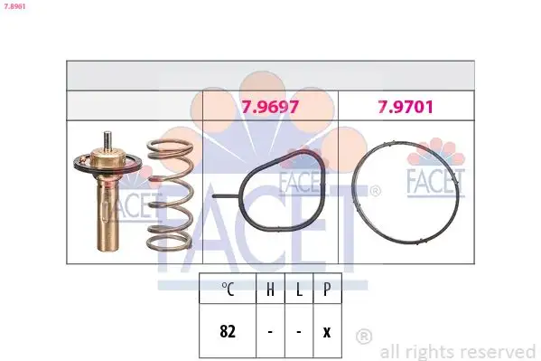 FACET 7.8961 Termostat BM5G9K478BB