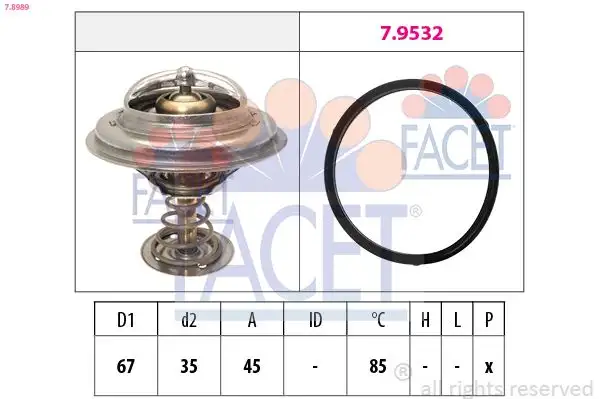 FACET 7.8989 Termostat