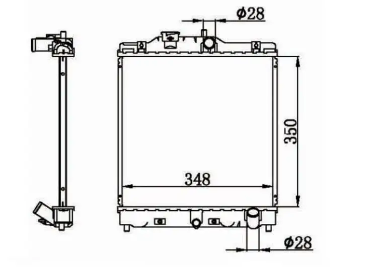 MGA 80682 Radyatör 19010P01003