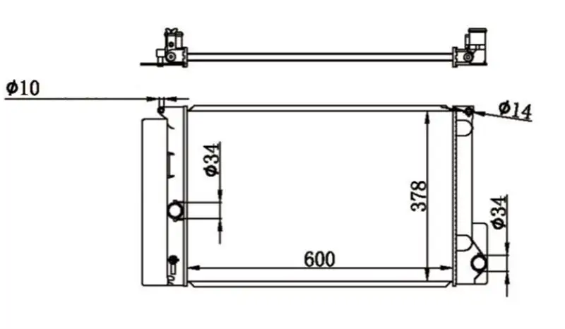 MGA 80704 Radyatör 1640022160