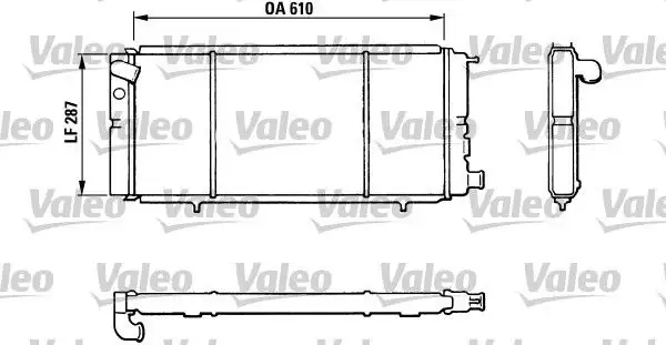 VALEO 810827 Radyatör
