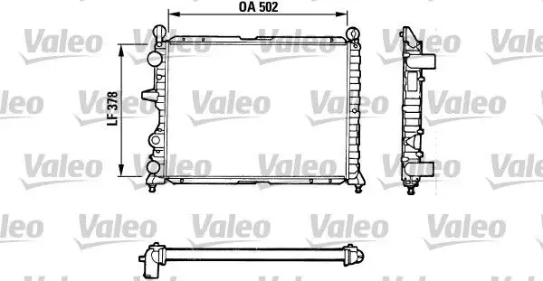 VALEO 811071 Radyatör