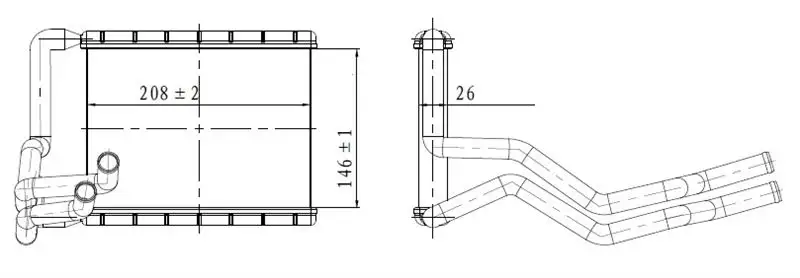 MGA 81153 Kalorifer Radyatörü 971382L000