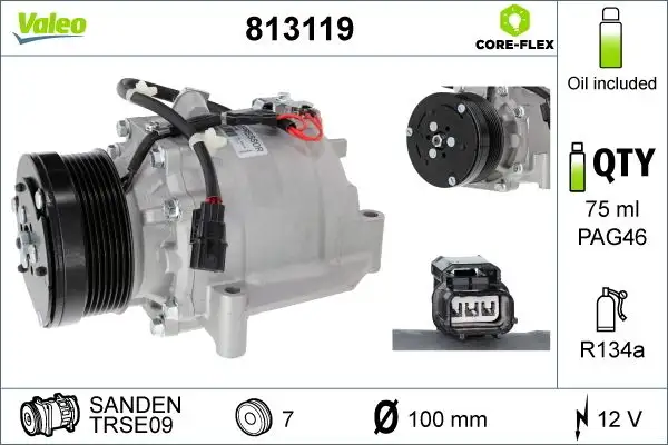 VALEO 813119 Klima Kompresörü 38810RZVG02