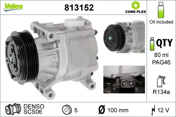 VALEO 813152 Klima Kompresörü 52060460