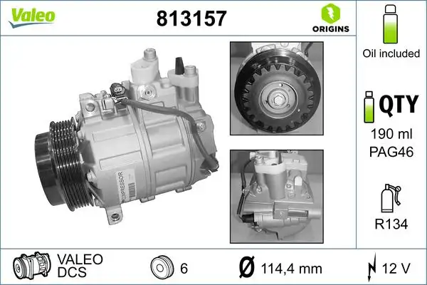 VALEO 813157 Klima Kompresörü