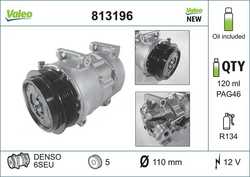 VALEO 813196 Klima Kompresörü
