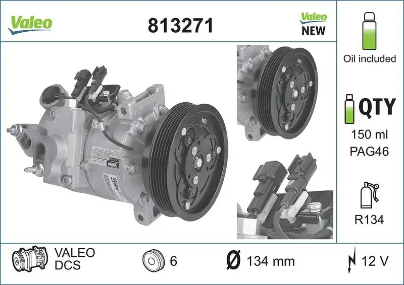 VALEO 813271 Klima Kompresörü