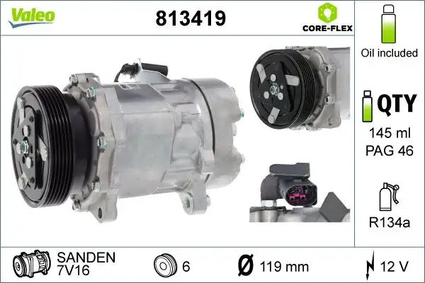 VALEO 813419 Klima Kompresörü