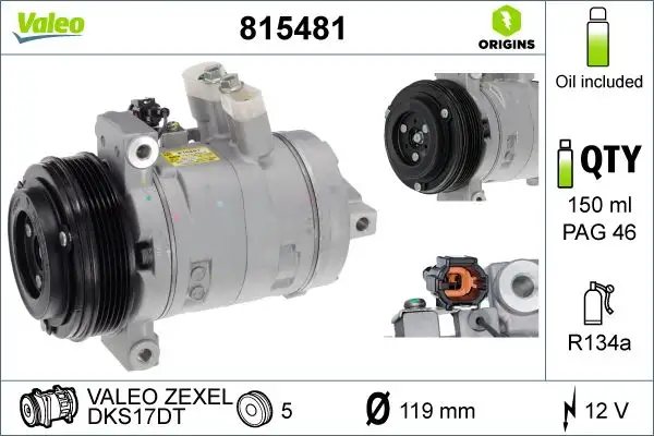 VALEO 815481 Klima Kompresörü 926004JA1A