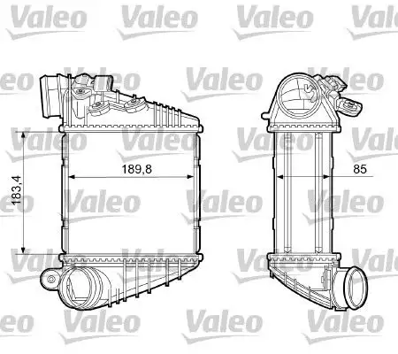 VALEO 817205 Turbo Radyatörü