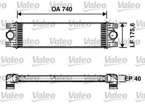 VALEO 817637 Turbo Radyatörü