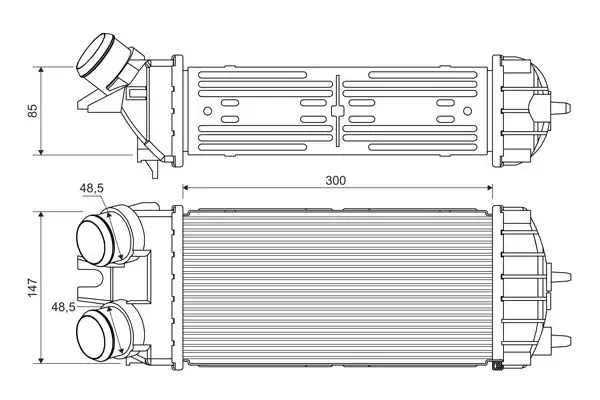 VALEO 817706 Turbo Radyatörü 0384G5
