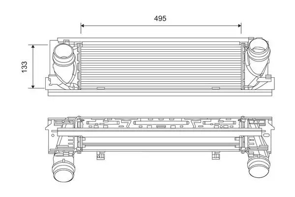 VALEO 818261 Turbo Radyatörü 17517600532