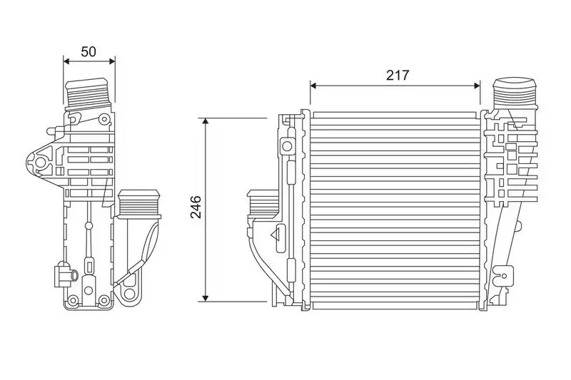 VALEO 818290 Turbo Radyatörü 9675627980
