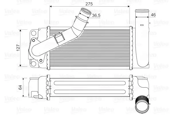 VALEO 818351 Turbo Radyatörü MF1270000693