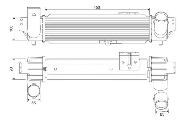 VALEO 818382 Turbo Radyatörü 281904A160