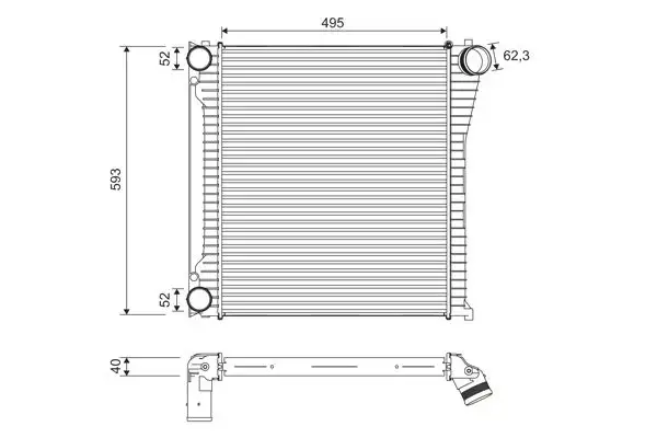 VALEO 818397 Turbo Radyatörü LR022738