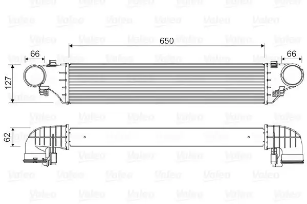 VALEO 818552 Turbo Radyatörü A2035000500