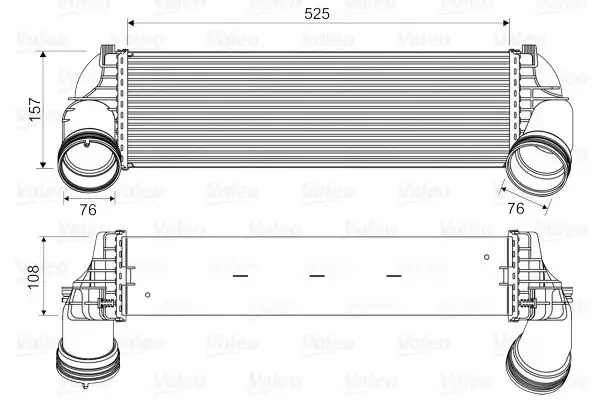 VALEO 818562 Turbo Radyatörü 17517809321