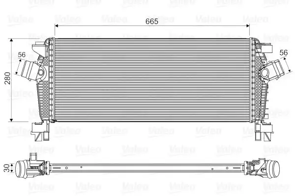 VALEO 818566 Turbo Radyatörü 13311080