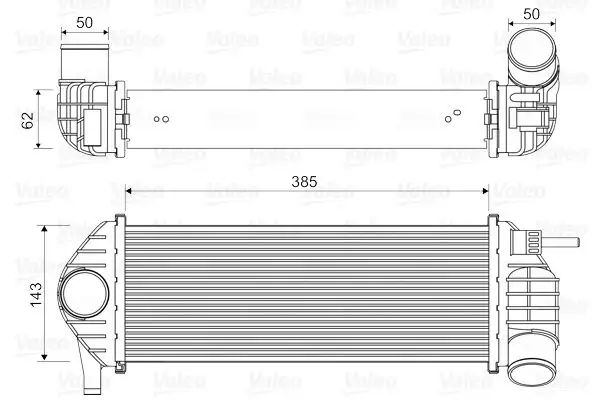 VALEO 818584 Turbo Radyatörü 8200427469