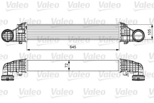 VALEO 818606 Turbo Radyatörü A2115003902