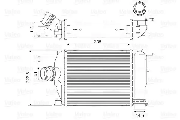 VALEO 818609 Turbo Radyatörü 144966051R