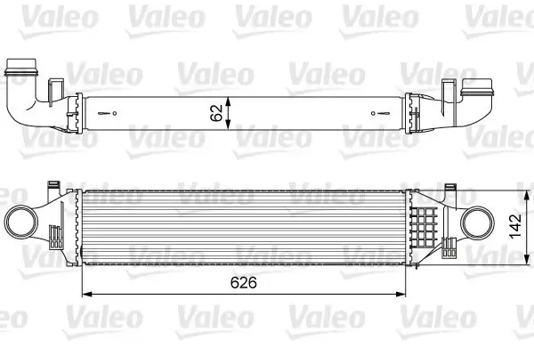 VALEO 818623 Turbo Radyatörü A2465000600
