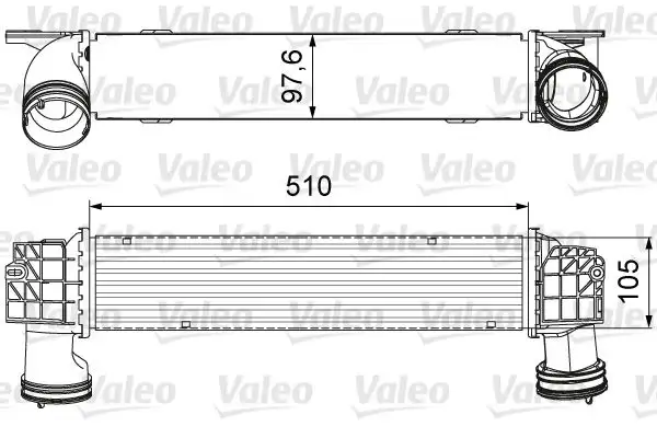 VALEO 818664 Turbo Radyatörü 17517800680