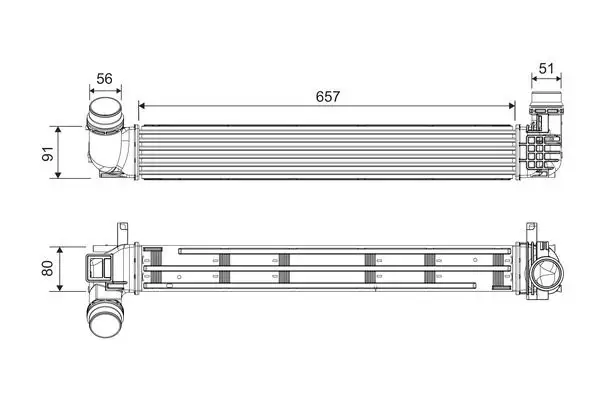 VALEO 818878 Turbo Radyatörü
