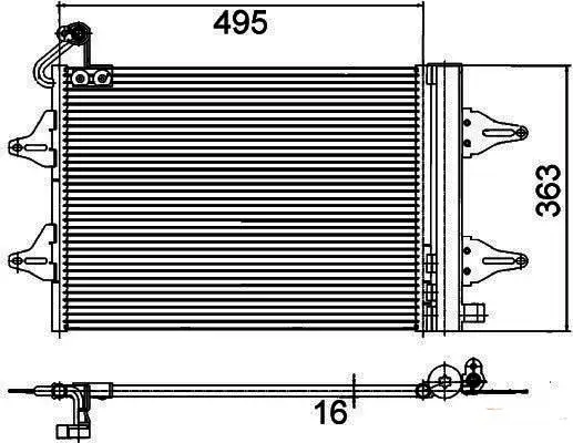 MGA 82150 Klima Radyatörü 6Q0820411K