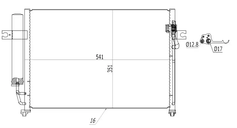 MGA 82250 Klima Radyatörü 976061C100