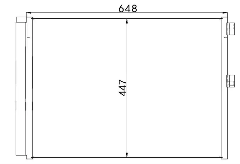 MGA 82375 Klima Radyatörü A2465000054