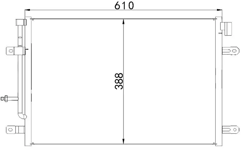 MGA 82377 Klima Radyatörü 8E0260403D