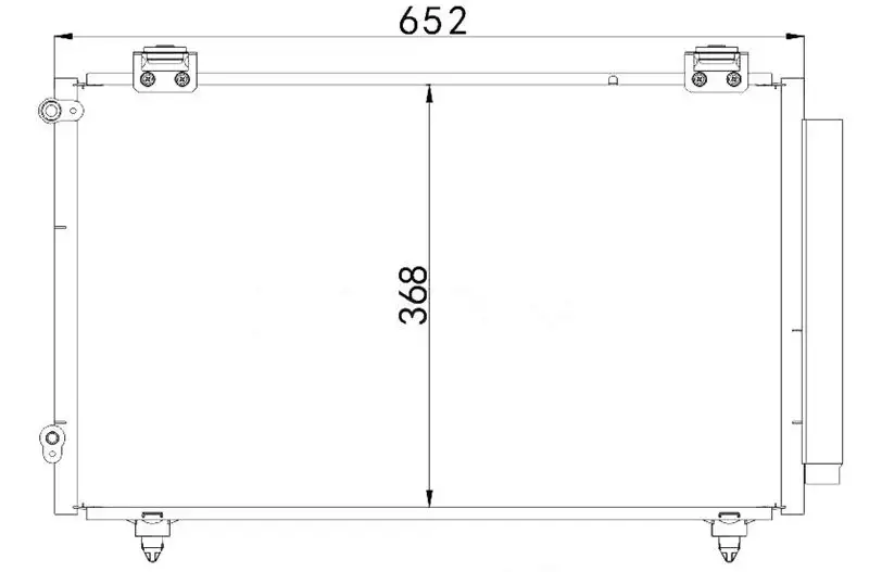 MGA 82383 Klima Radyatörü 8846002150