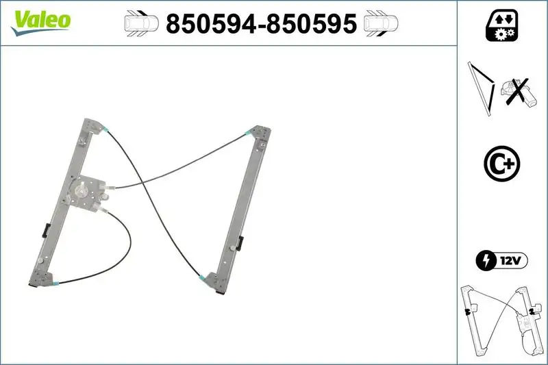 VALEO 850594 Ön Cam Krikosu (Sol) 8200485194